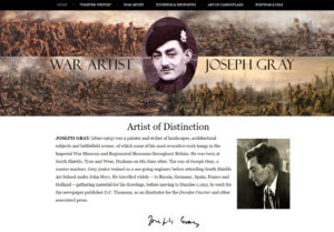 War Artist Joseph Gray website