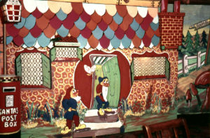 Playhouse Cinema foyer, Christmas 1957