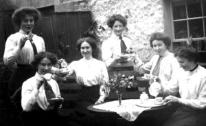  Robina Fraser with Gordon Castle staff, Fochabers