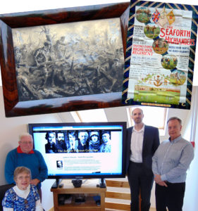 Andrew and Mary Chalmers with SHPA directors Fergus Weir and Adrian Harvey